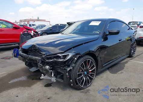 2024 BMW I4 M50 from USA, damaged, VIN WBY33AW06RFS58100